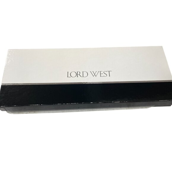 Lord West Red Silk Cummerbund Bow Tie Set Formal Tuxedo Wedding Prom Classic - Picture 5 of 7